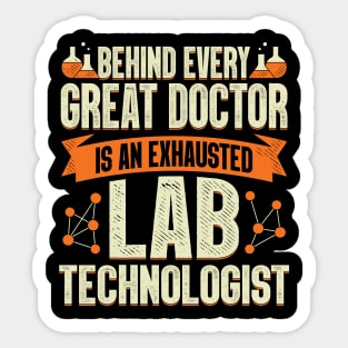 Lab Technologist Laboratory Technician Gift Sticker